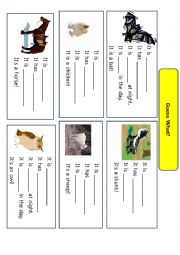 English Worksheet: Guess what (animals)