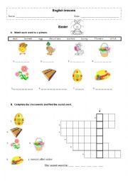 English Worksheet: Easter