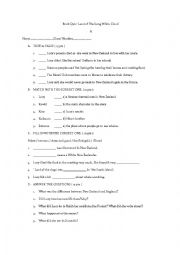 English Worksheet: Land of the white cloud