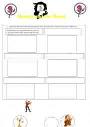 English Worksheet: Beauty and the Beast  DESCRIPTION GAME