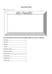 my family worksheet