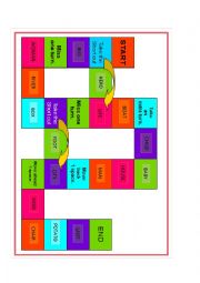 English Worksheet: Plural Nouns Boargame