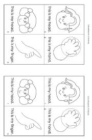 English Worksheet: Parts of the body