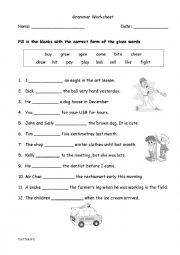 English Worksheet: Past Tense 5