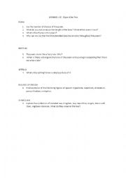 English Worksheet: Annabel Lee. An analysis of the poem