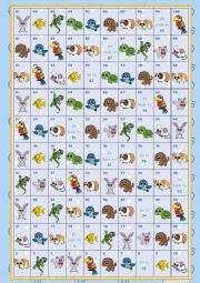 English Worksheet: Pets - Boardgame