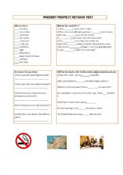 perfect tense revision for 10th grades 