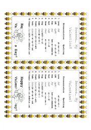 English Worksheet: Spelling bee activity