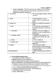 English Worksheet: Silicon Valley (season 1 episode 3)