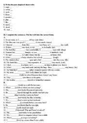 English Worksheet: Past Simple