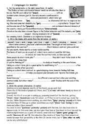 English Worksheet: First form mid-semester 2 test 1