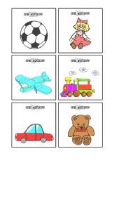 TOYS FLASHCARDS