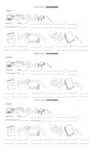 English Worksheet: School supplies