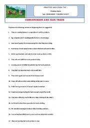 English Worksheet: Passive - Consumerism and fair-trade