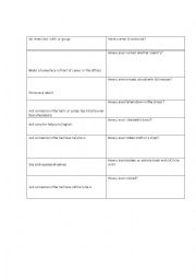 English Worksheet: game truth or dare