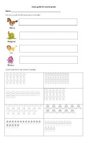 English Worksheet: spelling worksheet