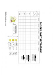 Battleship game to learn Past Simple