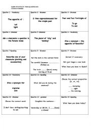 English Worksheet: Warm-up activity for beginners