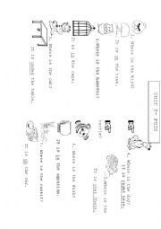 English Worksheet: PETS PREPOSITIONS