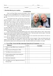 English Worksheet: Past Simple 