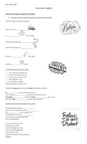 English Worksheet: 