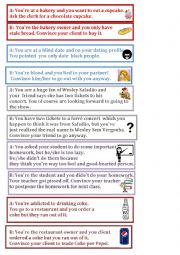 English Worksheet: Debate - Convince you friend about it