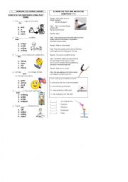 English Worksheet: PAST TENSE