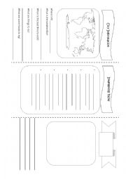 English Worksheet: Travel Brochure Template