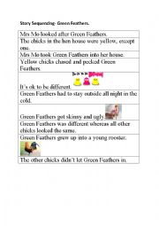 English Worksheet: Story Sequencing