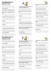 English Worksheet: April fools day - Part 1