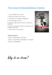 English Worksheet: Dreams