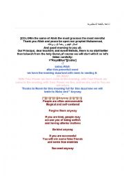 English Worksheet: grammer