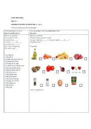 English Worksheet: A-some-any + partitives Speaking activity