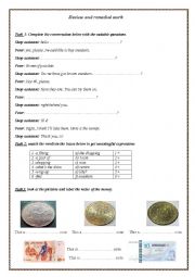 review and remedial work 8th form module 4