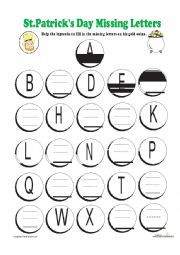 English Worksheet: alphabet