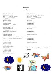 English Worksheet: Paradise