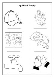 English Worksheet: ap word family sheet