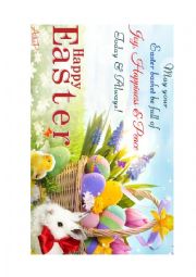 English Worksheet: Easter - the book for young kids