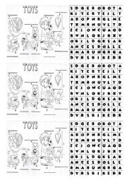 Toy wordsearch