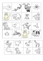 English Worksheet: Bingo