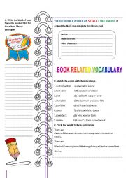 English Worksheet: ΤΗΕ INCREDIBLE WORLD OF STUFF ( AKA SIMON)  2