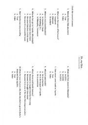 English Worksheet: Oh, my Elvis...