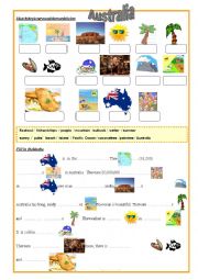 Australia Worksheet