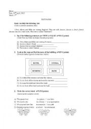 English Worksheet: buildings