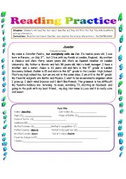 English Worksheet: Personal information