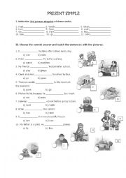 English Worksheet: Present Simple