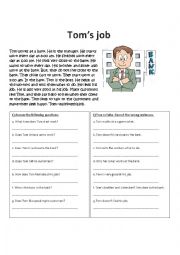 English Worksheet: Simple Present - reading