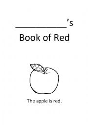 English Worksheet: Book of Red