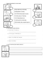 VERBS/ ACTIONS / PRESENT SIMPLE ACTIVITIES