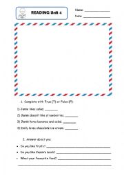 Reading task